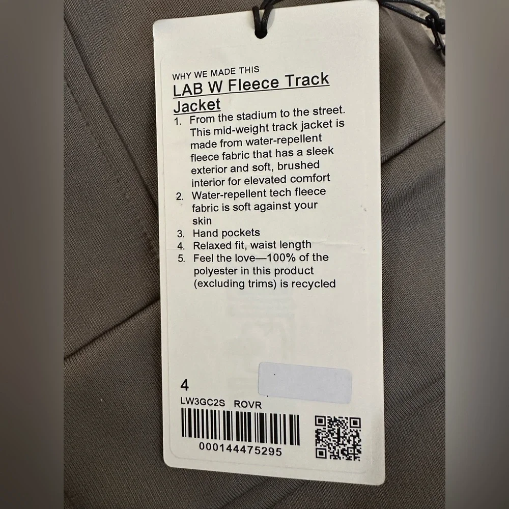 Lululemon LAB Women’s Fleece Track Jacket - Picture 8 of 12